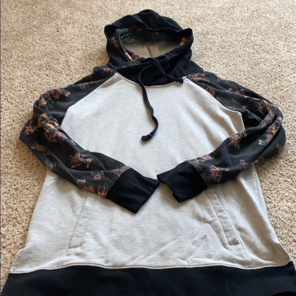 Double hooded sweatshirt